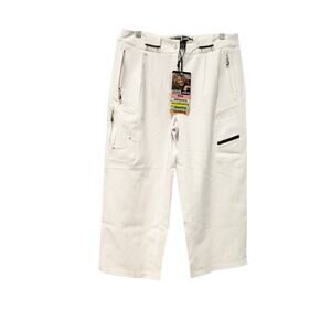 jamie sadock White Utility Cargo Capris